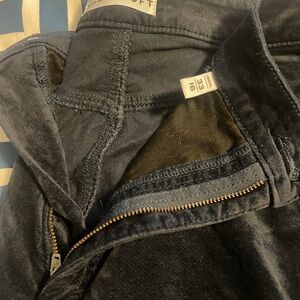 LOFT navy curdory pants